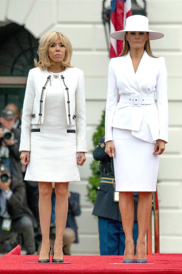 Brigitte Macron, Melania Trump