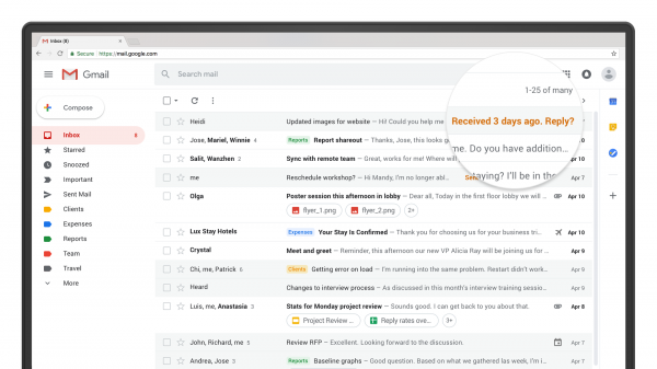 Evo kako će izgledati kada vas Gmail 'gurka'