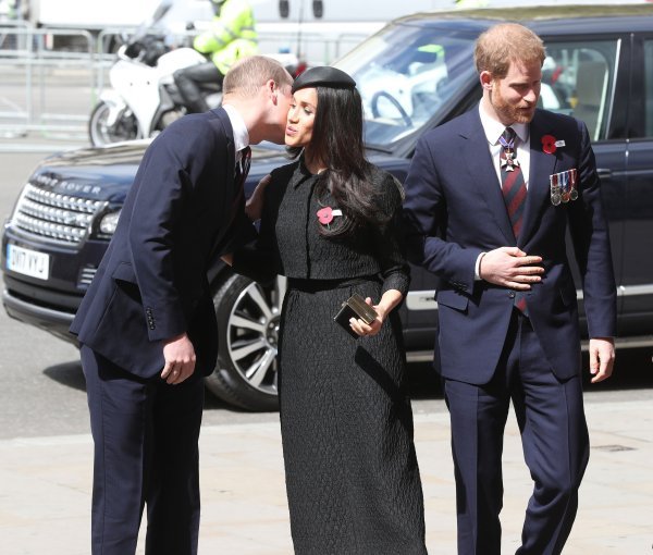 Meghan Markle, princ Harry i princ William