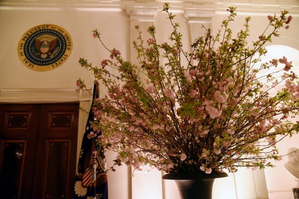 Uređenje Bijele kuće za posjet Macronovih