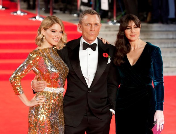 Danijel Craig, Monica Bellucci i Lea Seydoux na prermijeri filma 'Spectre' u Londonu