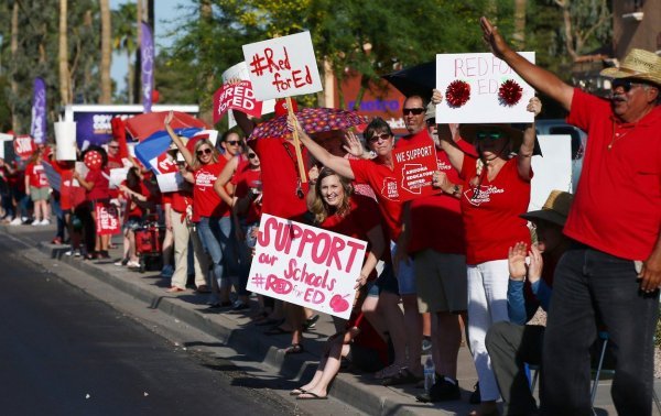 Prosvjed učitelja u Arizoni