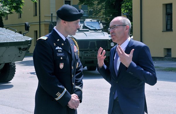 Ministar Damir Krstičević na Vojnom učilištu