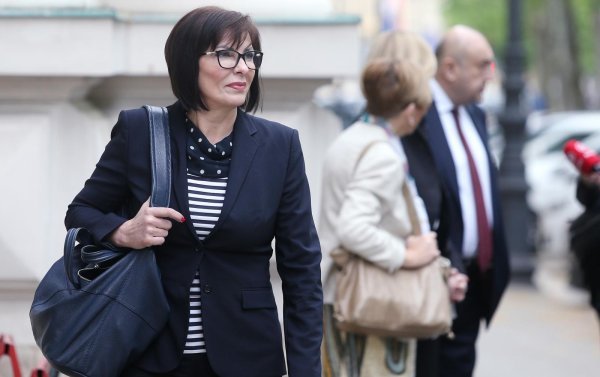 Marina Lovrić Merzel u pratnji odvjetnika dolazi na pripremno ročište
