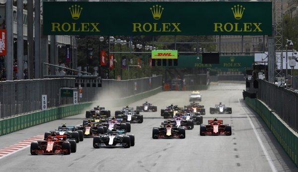 Formula 1, VN Azerbajđana, start utrke