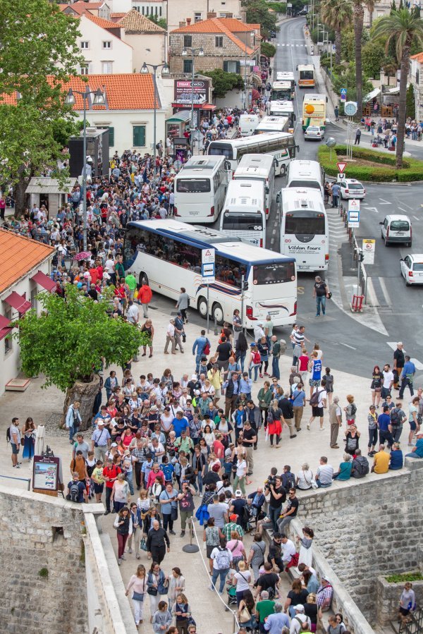 Prometni zastoj na dubrovačkim Pilama