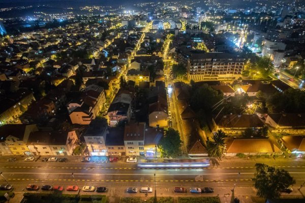 Pogled na nevrijeme nad Zagrebom