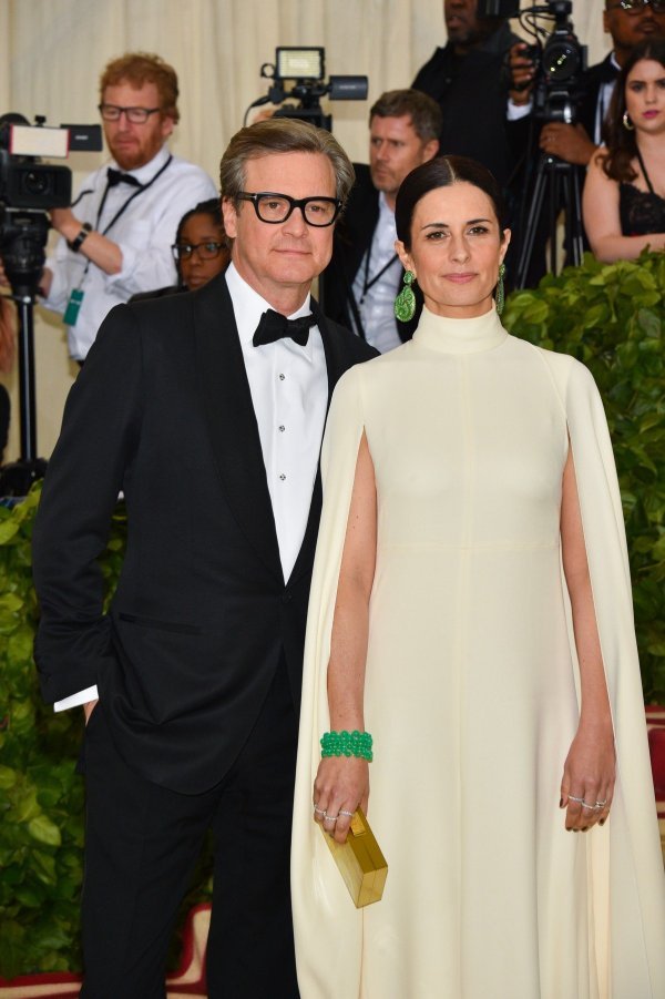 Colin Firth i Livia Giuggioli
