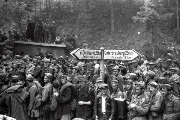 Pripadnici vojske NDH nedaleko od Bleiburga