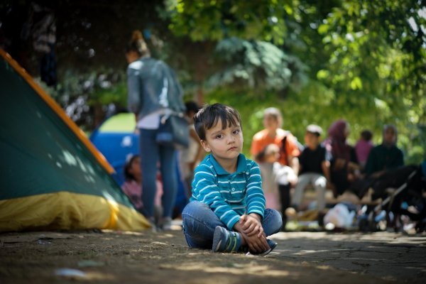 U centru Sarajeva u šatorima borave izbjegličke obitelji