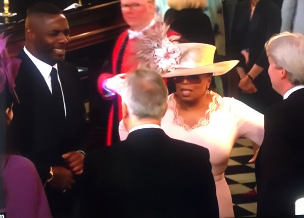 Idris Elba, Oprah Winfrey i Earl Spencer