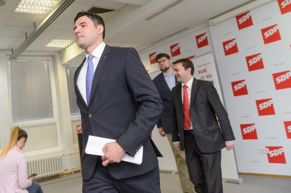 Davor Bernardić, Arsen Bauk i Peđa Grbin