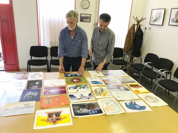 Članovi žirija Mojmir Mihatov i Zoran Vakula