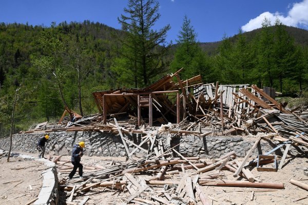 Uništavanje poligona Punggye-ri