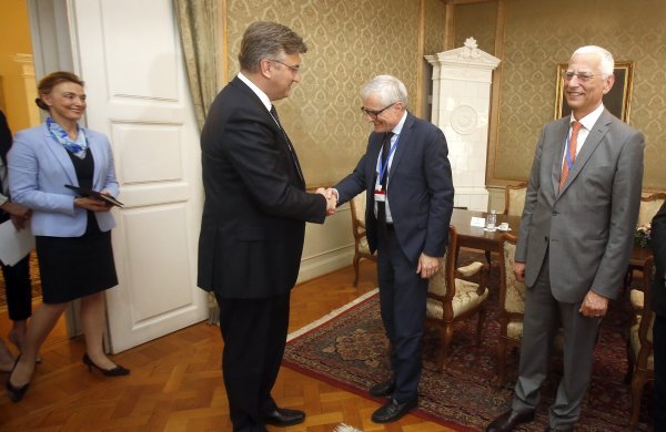 Premijer Andrej Plenković s Michelom Nicolettijem