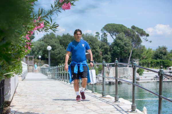 Izbornik Dalić u šetnji Opatijom