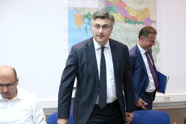 Sjednica Predsjedništva i Nacionalnog vijeća HDZ-a u Zagrebu