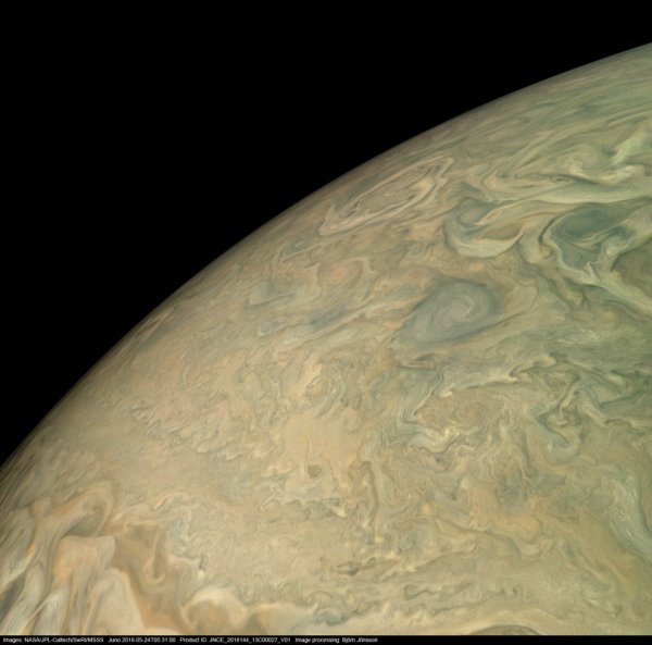 Junove snimke Jupitera