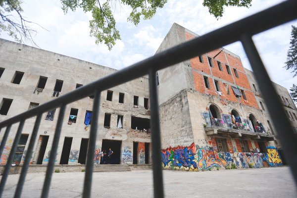 Migranti u Učeničkom domu 'Borići'