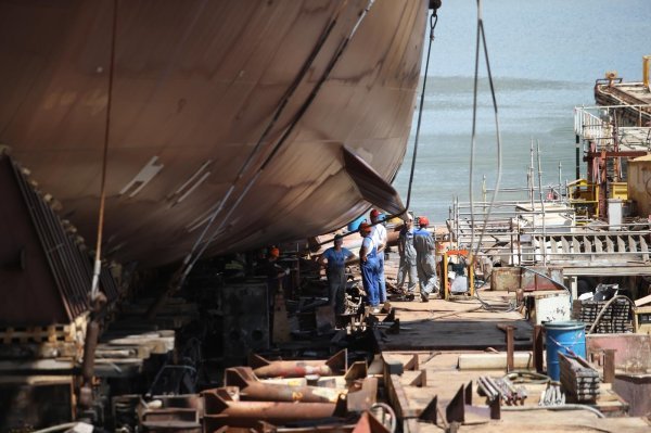 Svečano porinuće jedinog broda u svijetu takve vrste za krstarenja polarnim područjima