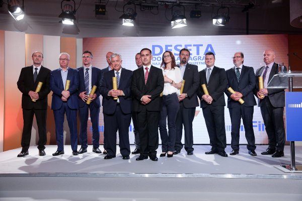 Dodjela nagrada Zlatna bilanca hrvatskim poduzetnicima za 2017 godinu