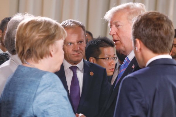 Angela Merkel, Donald Trump