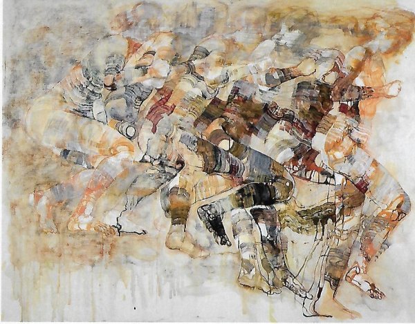 Fadil Vejzović, 'Galateja - Kretanje II', 120 x 154 cm, 2014., akril na platnu