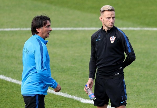 Rošino: Trening hrvatske nogometne reprezentacije na stadionu Arena Roscino