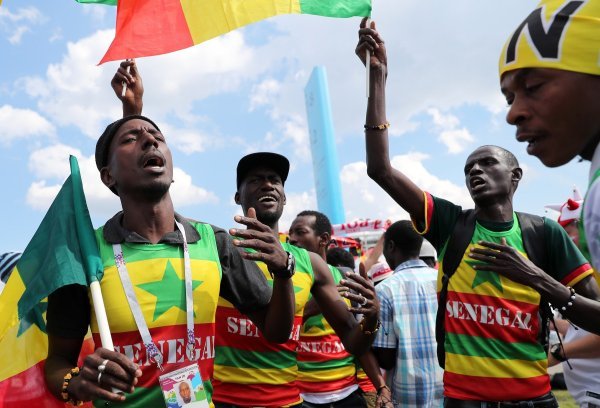 Poljska - Senegal (navijači)