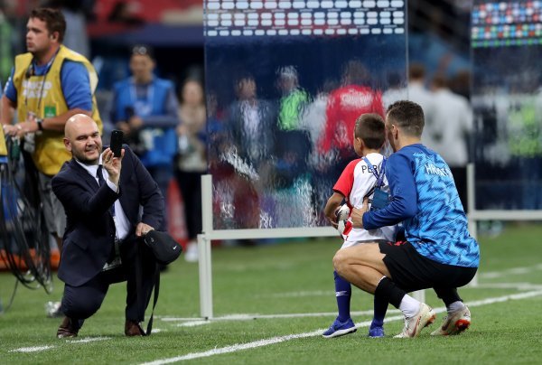 Ivan Perišić sa sinom Leonardom