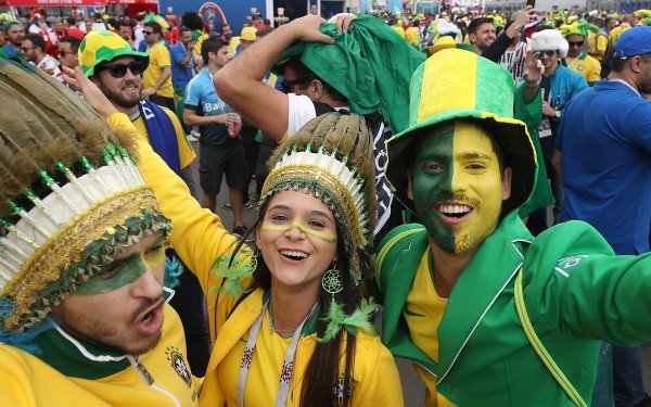 SP 2018.: Brazil - Kostarika (navijači)