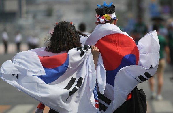 SP 2018., skupina F: Meksiko - Južna Koreja (navijači)