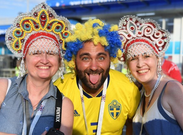 SP 2018., skupina F: Njemačka - Švedska (navijači)