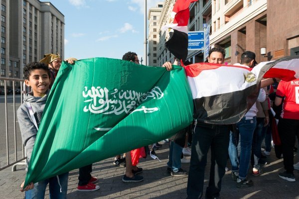 SP 2018., skupina A: Saudijska Arabija - Egipat (navijači)