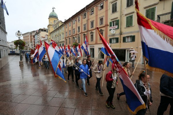 Rijeka: Mimohod od Vukovarske ulice do Mosta branitelja