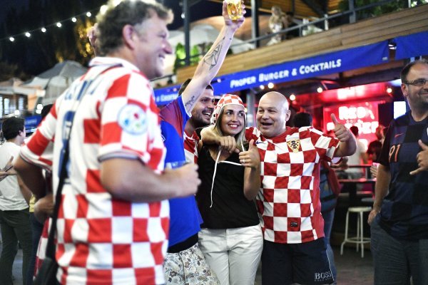 HR navijači u Rostovu na Donu