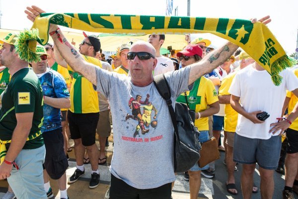 SP 2018., skupina C: Australija - Peru (navijači)