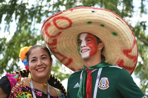 SP 2018., skupina F: Meksiko - Švedska (navijači)