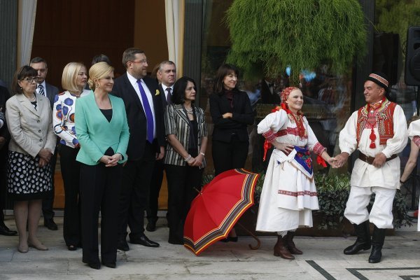 Susret Kolinde Grabar Kitarović s iseljenicima