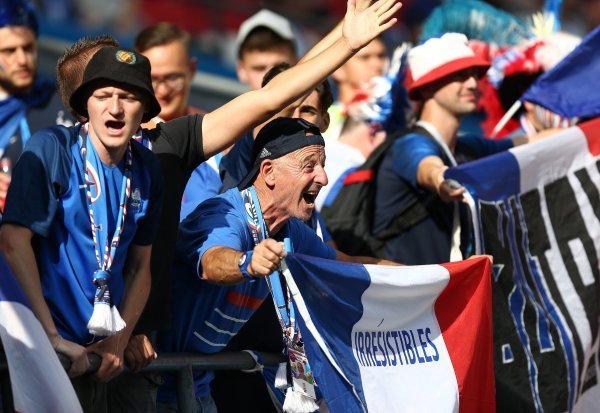 SP 2018., osmina finala: Francuska - Argentina (navijači)