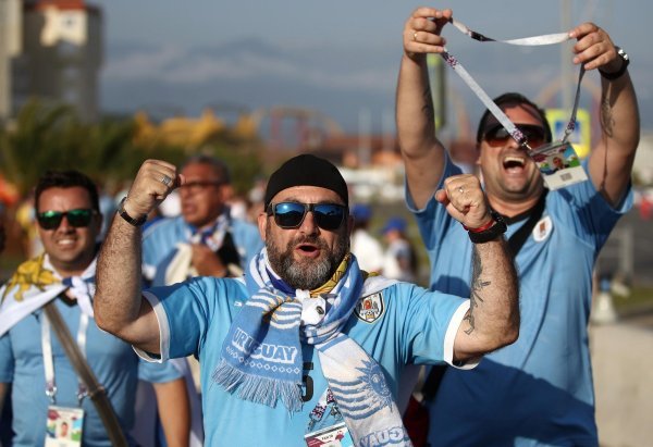 SP 2018., osmina finala: Urugvaj - Portugal (navijači)