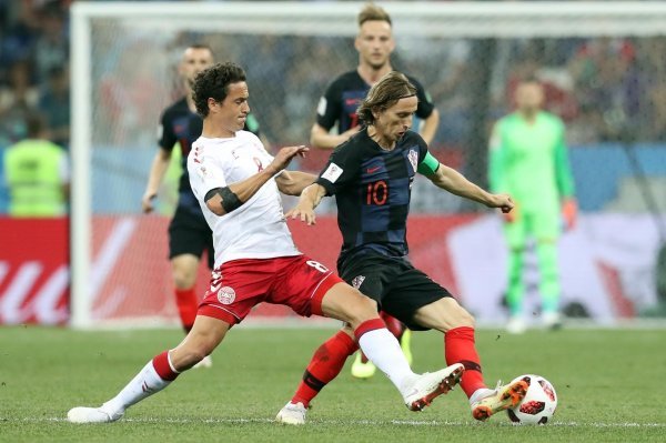 Luka Modrić protiv Danske