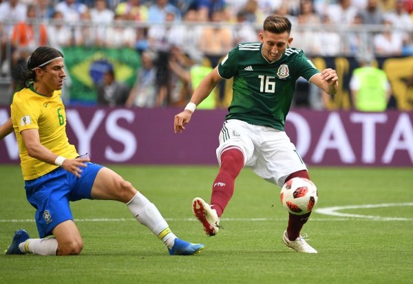 SP 2018., osmina finala: Brazil - Meksiko