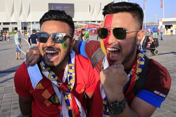 SP 2018., osmina finala: Belgija - Japan (navijači)