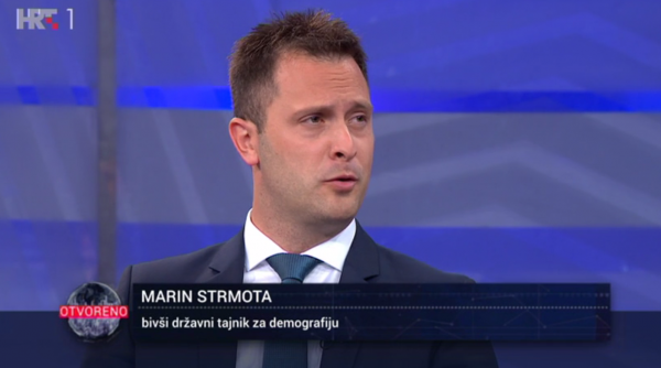 Bivši državni tajnik za demografiju Marin Strmota