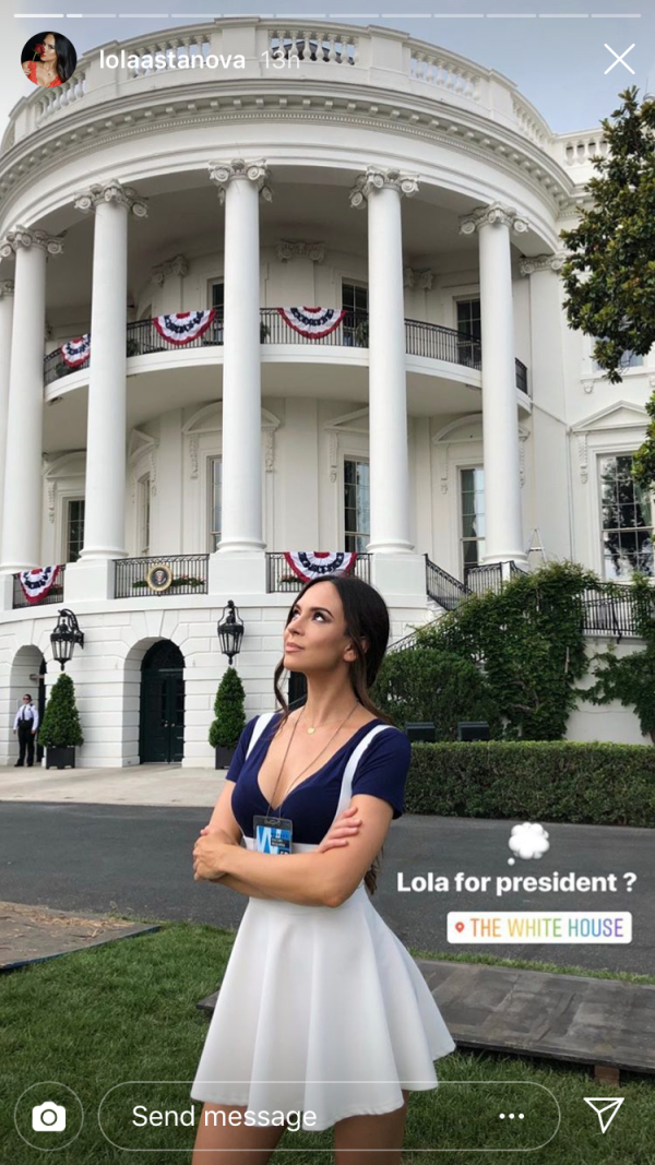 Lola Astanova u Bijeloj kući