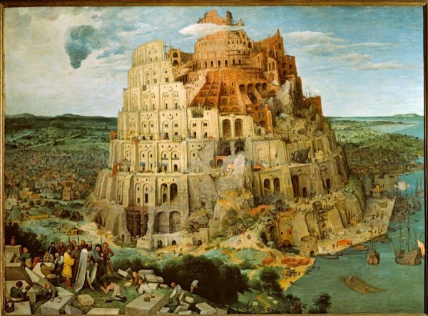 Pieter Bruegel, 'Babilonska kula', 1563.