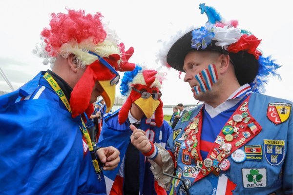 SP 2018., polufinale: Francuska - Belgija (navijači)