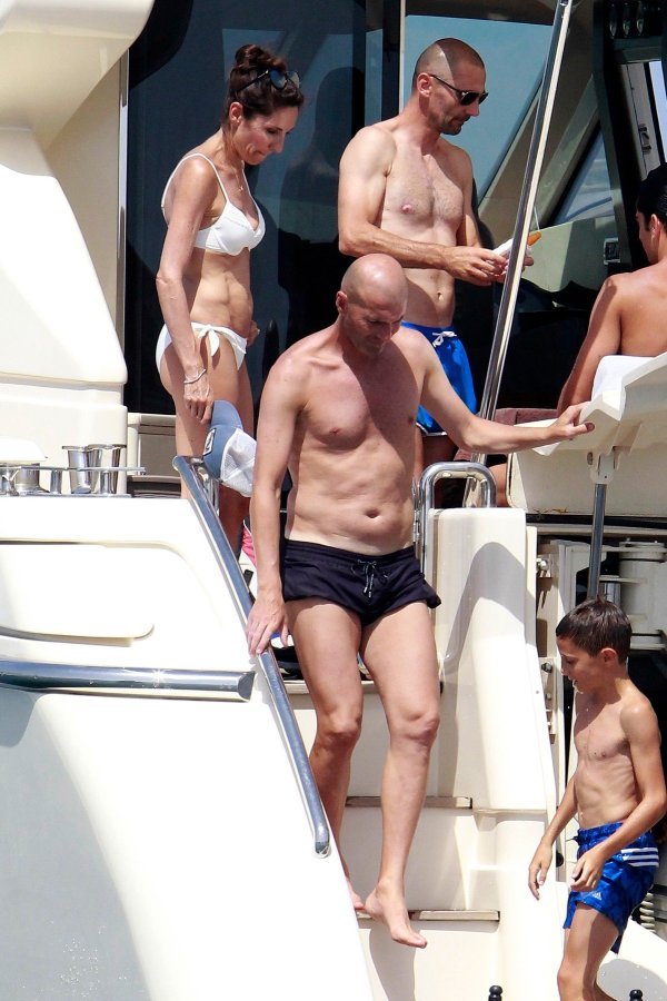Zinedine Zidane s obitelji na odmoru