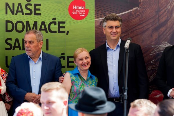 Andrej Plenković i Marijana Petir